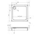 Душевой поддон Am.Pm Gem W90T-403-080W 80x80 см с сифоном