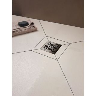 Душевой трап Berges Wasserhaus Zentrum Antik 090364 10х10 Матовый хром