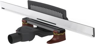 Душевой лоток Berges Wasserhaus Wall 1000 091157 с решеткой Хром глянец