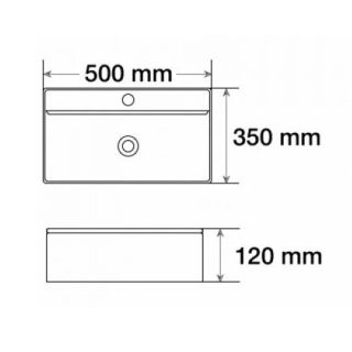 Раковина чаша Velvex 78160, белый