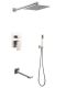 Душевой комплект РМС SUS129-2S нержавеющая сталь
