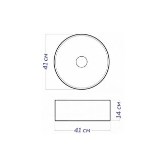 Раковина чаша Maretti EA13NS10-844, белая