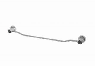 Полотенцедержатель Boheme Royal Cristal 10922-CR-B хром/чёрный