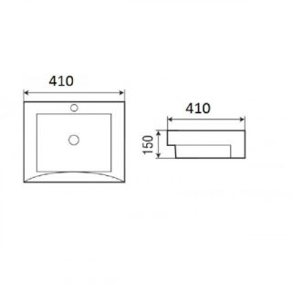 Раковина подвесная  WW SK Арт. DEILBACH 4010 10000003884
