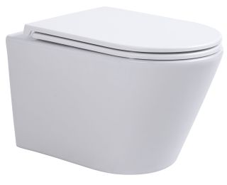 Подвесной унитаз Avimano Intuition 1001060 безободковый белый глянец