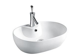 Раковина-чаша CeramaLux 9175 белая 66 см