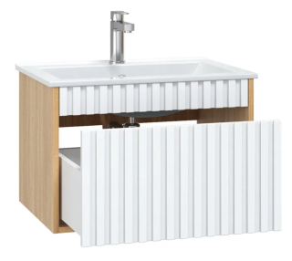 Подвесная тумба Onika Дайлер 106150 60см белый/дуб сонома