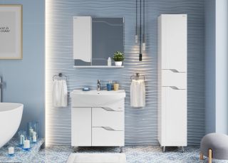 Напольная тумба под раковину Onika Веронэлла 107514 75см белый