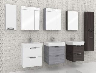 Зеркальный шкаф Акватон Сильва 60см дуб фьорд 1A216202SIW60