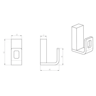 Крючок Boheme Q золото 10946-G