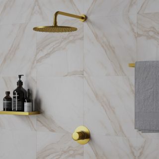 Верхний душ Paini 50PJ759TT25 25см матовое золото