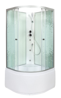 Душевая кабина Deto L 910 N с гидромассажем  100х100х200 см