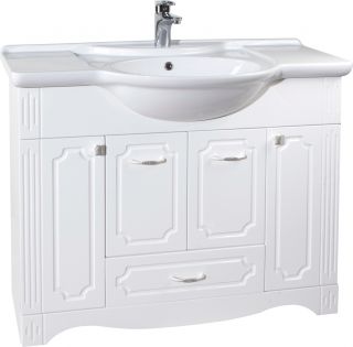 Тумба под раковину Bellezza Кантри 105см белый 00000010103