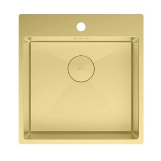 Кухонная мойка Lemark Janga 490 9938106 светлое золото