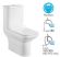 Унитаз CeramaLux WK-9125 с бачком и сиденьем Микролифт