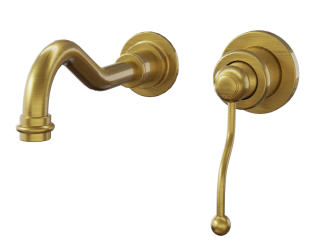 Встраиваемый смеситель для раковины Paini Duomo 88F3208 старая бронза