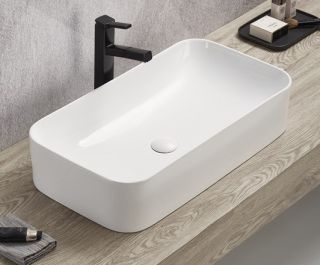 Раковина-чаша CeramaLux 78576 белая 70.5 см