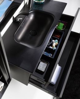 Тумба под раковину Armadi Art Vallessi 120см антрацит матовый 837-120-A matt