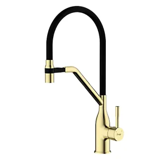 Смеситель для кухни Frap F4497-3 золотой сатин