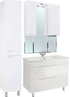 Пенал Bellezza Эйфория 35см левый белый 00000006521