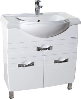 Тумба под раковину Bellezza Абрис 65см белый 00000006112