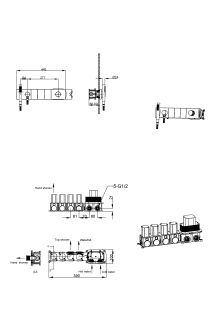 Встраиваемый смеситель для душа Boheme Zodiac 132-SYS-B чёрный