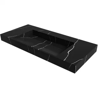 Раковина Armadi Art Flat 859-100-NM 100 см nero marquina