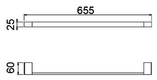 Полотенцедержатель Timo Selene чёрный 14053/03