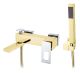 Смеситель для ванны Boheme Q золото/хром 143-GCR