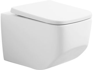 Подвесной унитаз Art&Max Liberty безободковый белый AM015CHR