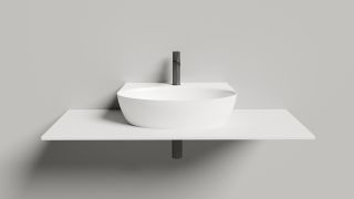 Подвесная раковина Salini Alda Wall 02 S-Sense 140312GRF 58см RAL полностью