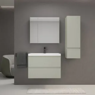 Тумба под раковину подвесная Style Line Манхэттен ЛС-00002361 80 см олива