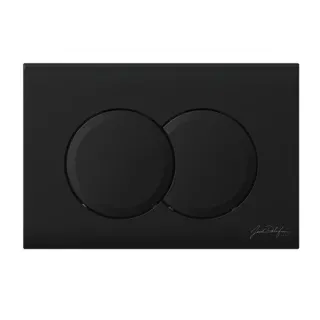 Инсталляция Jacob Delafon E21743RU-BL с безободковым унитазом Elite сиденье с микролифтом клавиша смыва чёрная матовая