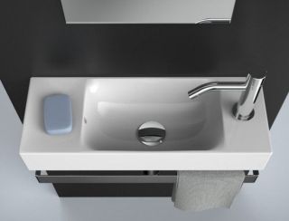 Раковина ArtCeram LAVAMANI BRICK LML002 01 00 серая 54 см