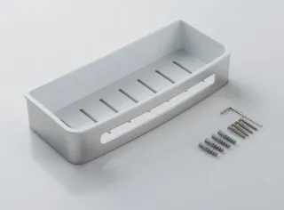 Полка Timo Luiro 18578/00 хром/белый