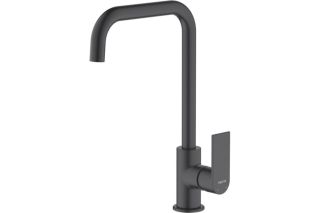 Смеситель для кухни Aquatek Лира AQ1480MB чёрный матовый