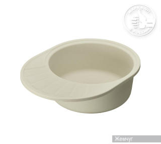 Мойка кухонная Акватон Чезана 57 см жемчуг