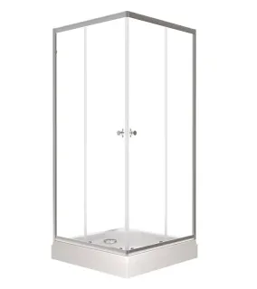 Душевой уголок Triton Вента Щ0000049616 90x90 см профиль хром стекло прозрачное