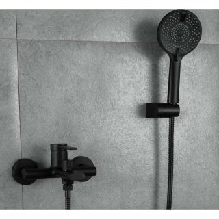 Смеситель для ванны и душа Frap F3267-6 черный