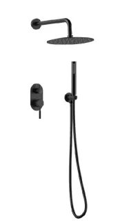 Душевая система Gid Edessa  L070BMVD2 черная матовая