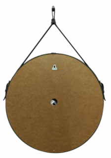 Зеркало с подсветкой Continent Millenium Black ЗЛП1798 на ремне 80см чёрный