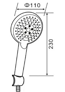 Orange Style LM53w душевой набор, цвет белый