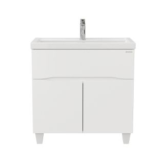 Тумба под раковину напольная Onika Стрим 108059 80 см белый