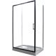 Душевой уголок Cerutti SPA GLORIA120B черный
