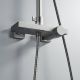 Душевая стойка Rose R1896T-6 с термостатом пепельный
