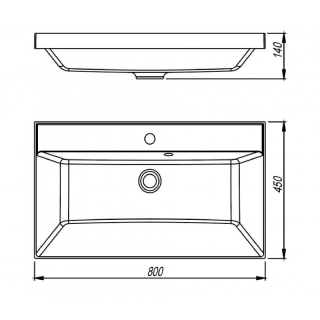 Раковина Style Line Asti СС-00002475 80 см жасмин