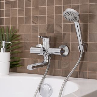 Смеситель для ванны с душем РМС SL141-009E хром