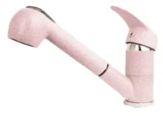 Смеситель для кухни GranFest 1774 светло-розовый