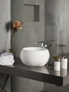 Раковина Montebianco Palla 12033 38см белый