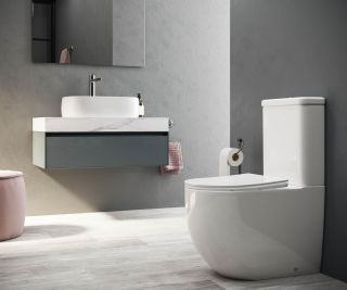 Напольный унитаз Ceramica Nova Mia CN1801 безободковый белый